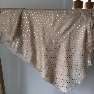 Girly polka dot scarf